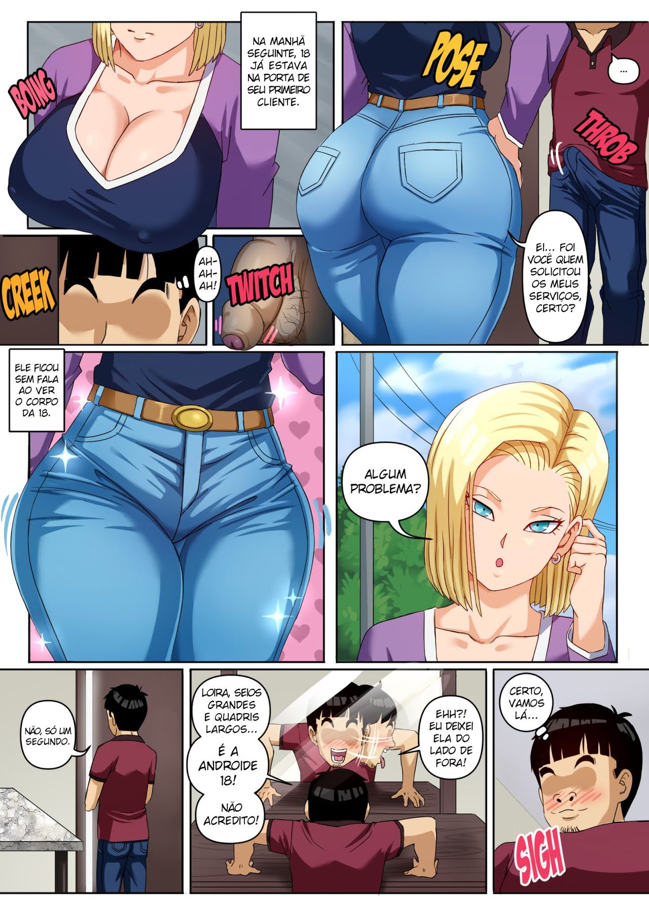 Página 3 do quadrinho adulto: A 18 virou acompanhante - Parte 2 – Leia completo em XCOMICS