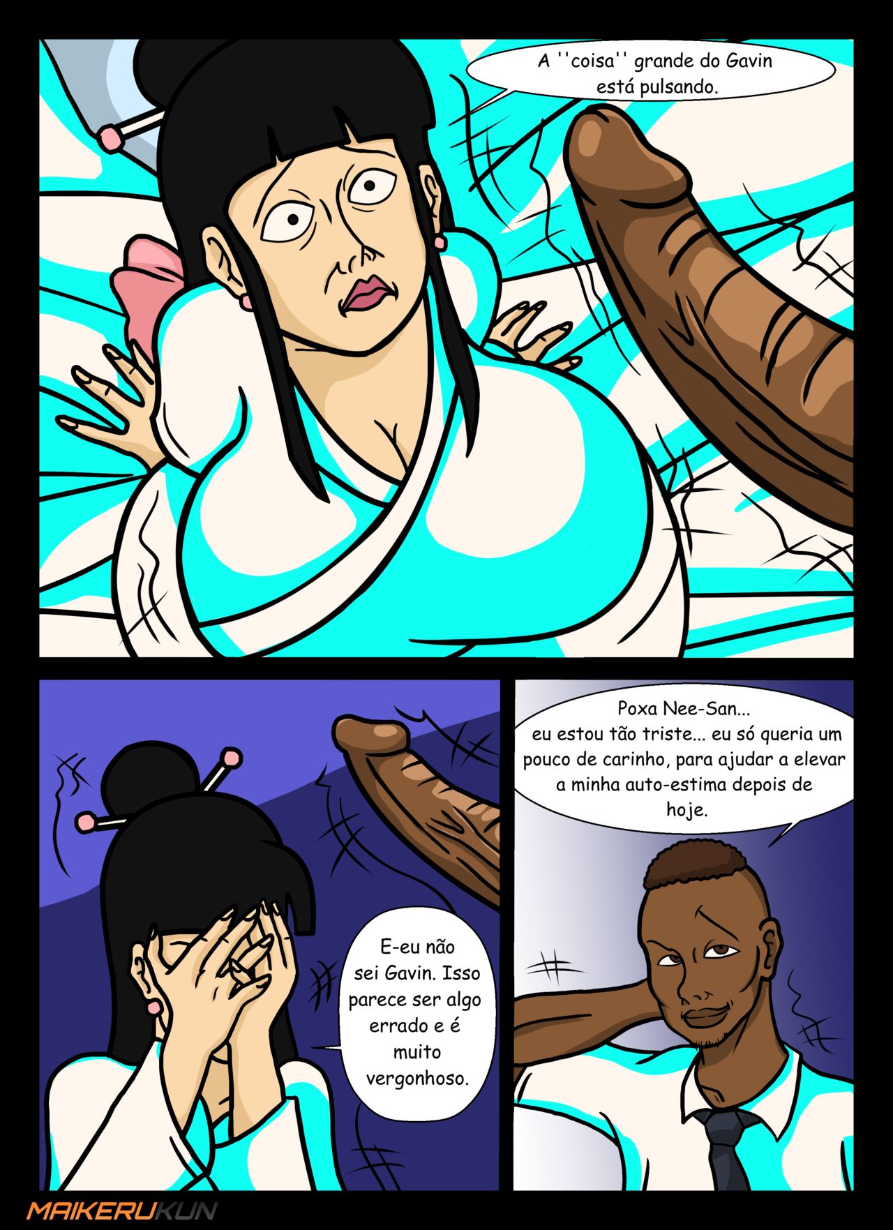 Página 11 do quadrinho adulto: A ajuda da cunhada – Leia completo em XCOMICS