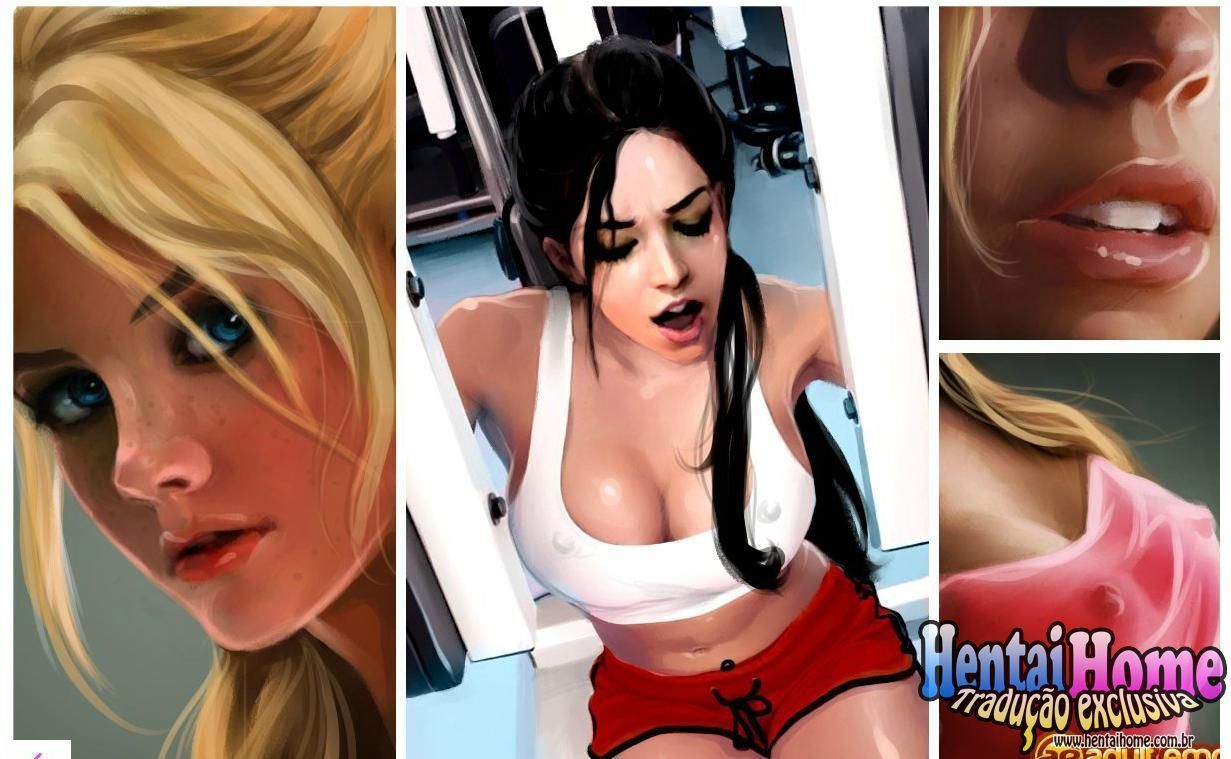 Página 5 do quadrinho adulto: A Amiga da academia – Leia completo em XCOMICS