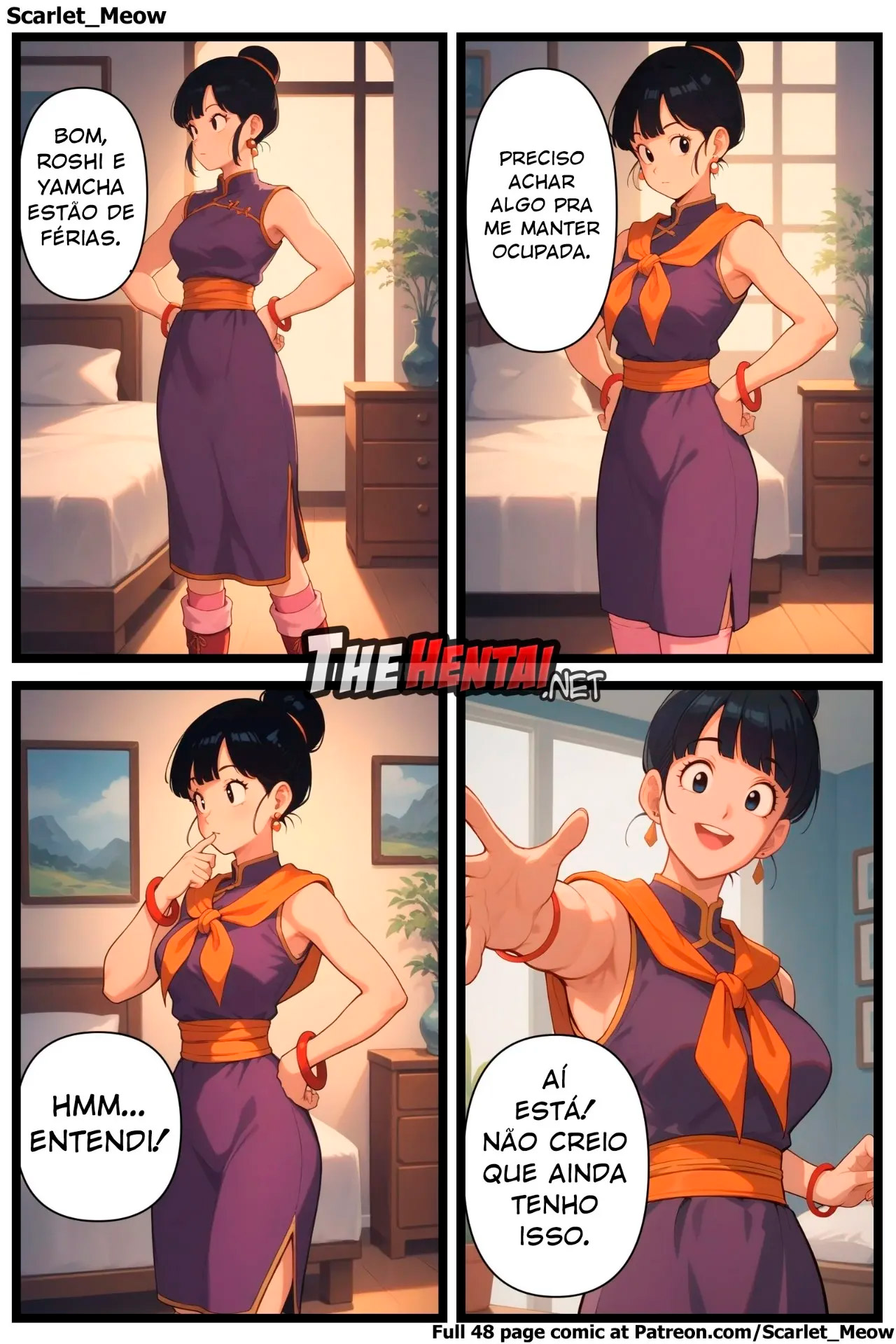 Página 3 do quadrinho adulto: A ausência do Goku – Leia completo em XCOMICS