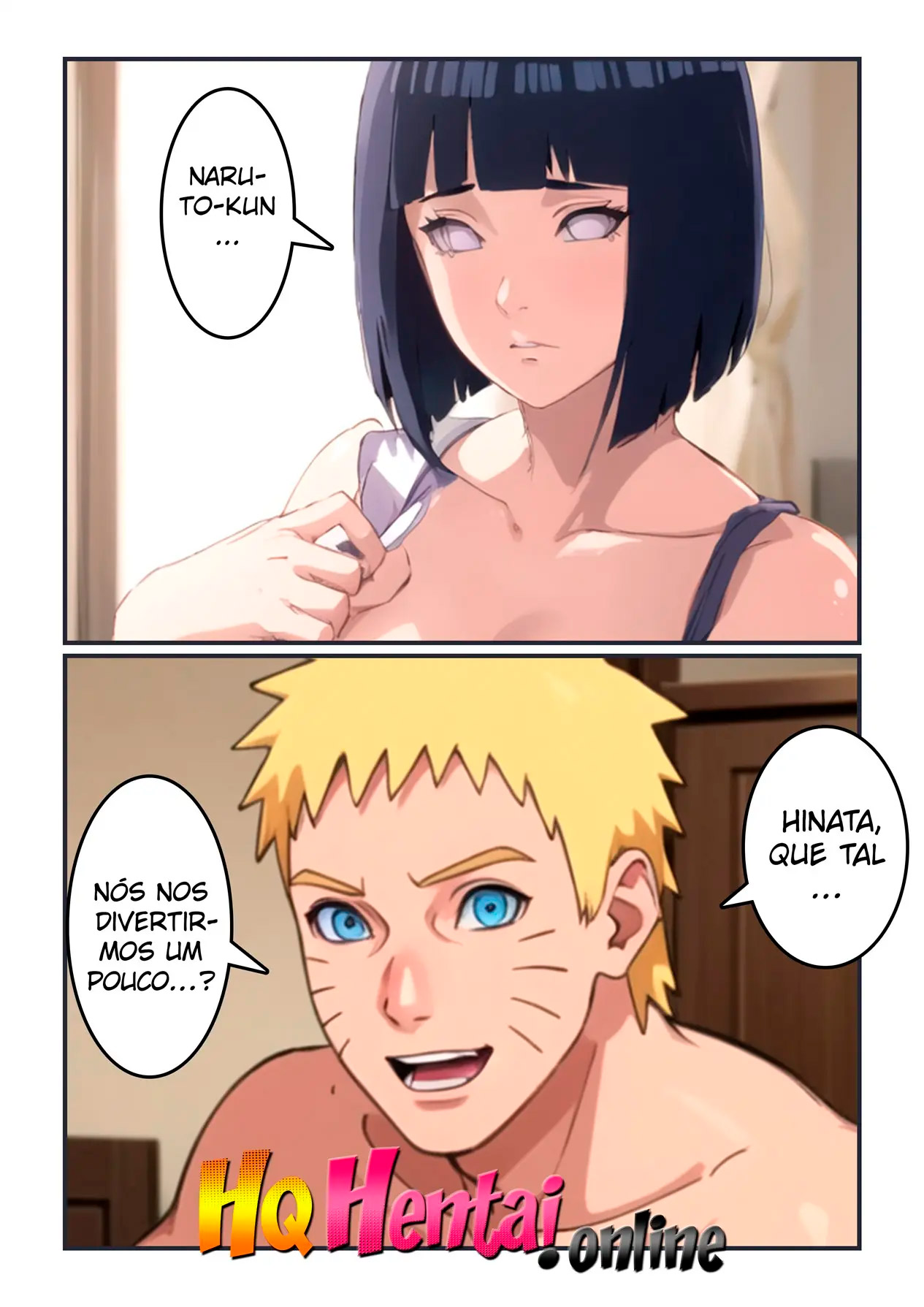 Página 2 do quadrinho adulto: A beleza de Hinata – Leia completo em XCOMICS