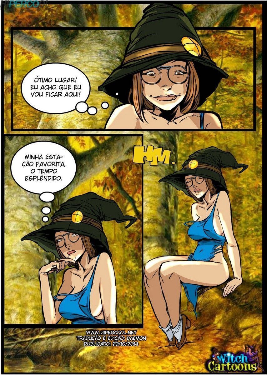 Página 2 do quadrinho adulto: A Bruxa Putinha – Leia completo em XCOMICS