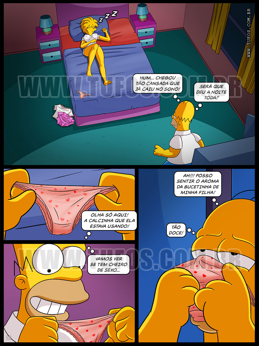Página 5 do quadrinho adulto: A caçula ainda é virgem? – Leia completo em XCOMICS