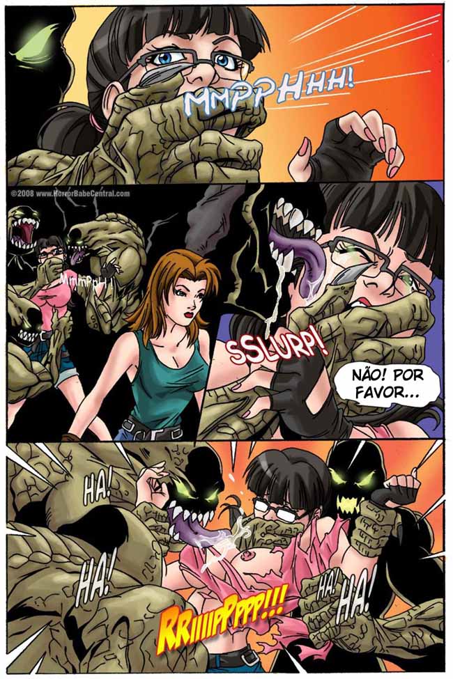 Página 3 do quadrinho adulto: A Caverna do Terror e do Sexo – Leia completo em XCOMICS