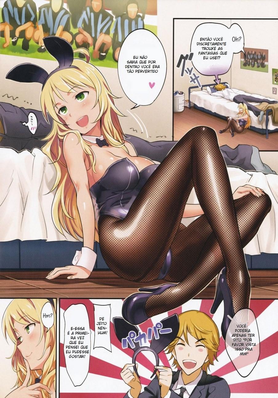 Página 3 do quadrinho adulto: A Coelhinha da Playboy - Oshigoto – Leia completo em XCOMICS