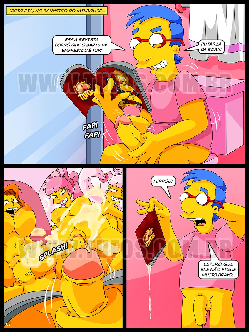 Página 2 do quadrinho adulto: A coleção de revistas pornô – Leia completo em XCOMICS