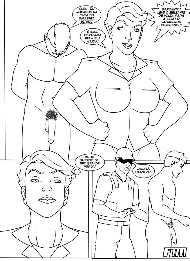 Página 12 do quadrinho adulto: A Comandante Vadia – Leia completo em XCOMICS