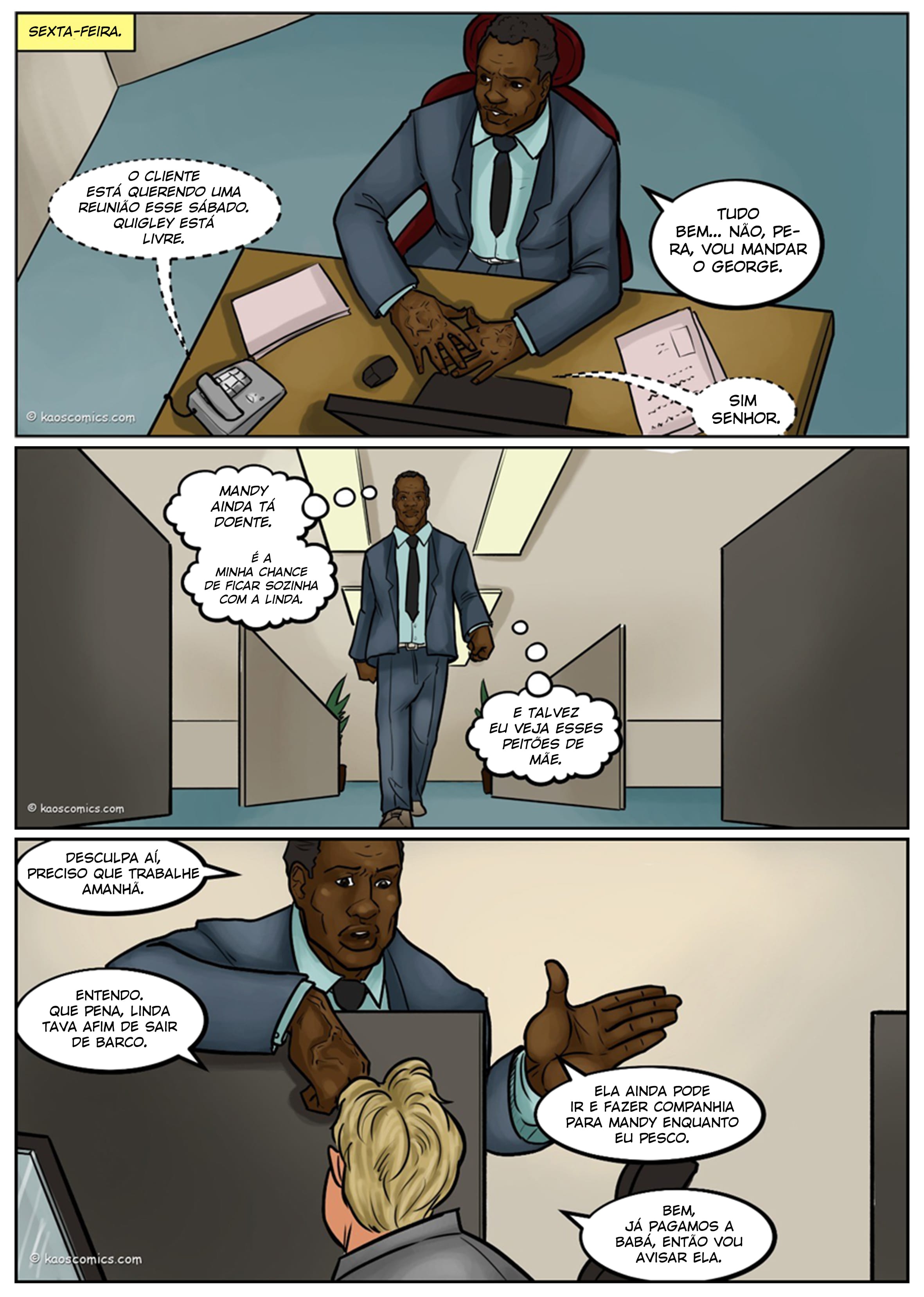 Página 7 do quadrinho adulto: A Conspiração do Biquíni Parte 1 – Leia completo em XCOMICS