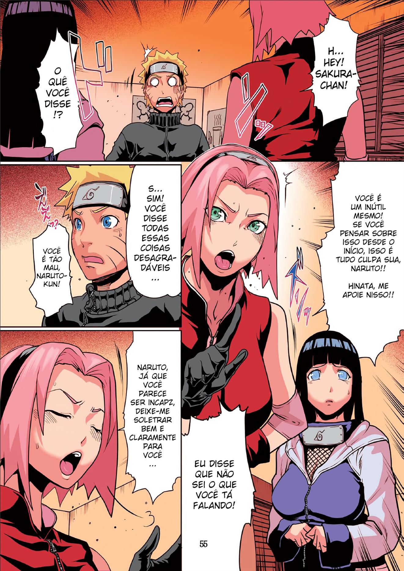Página 3 do quadrinho adulto: A escolha de Naruto – Leia completo em XCOMICS