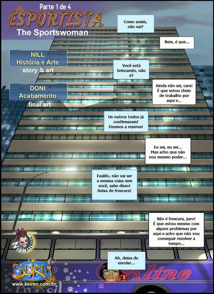 Página 2 do quadrinho adulto: A Esportista 4 – Leia completo em XCOMICS