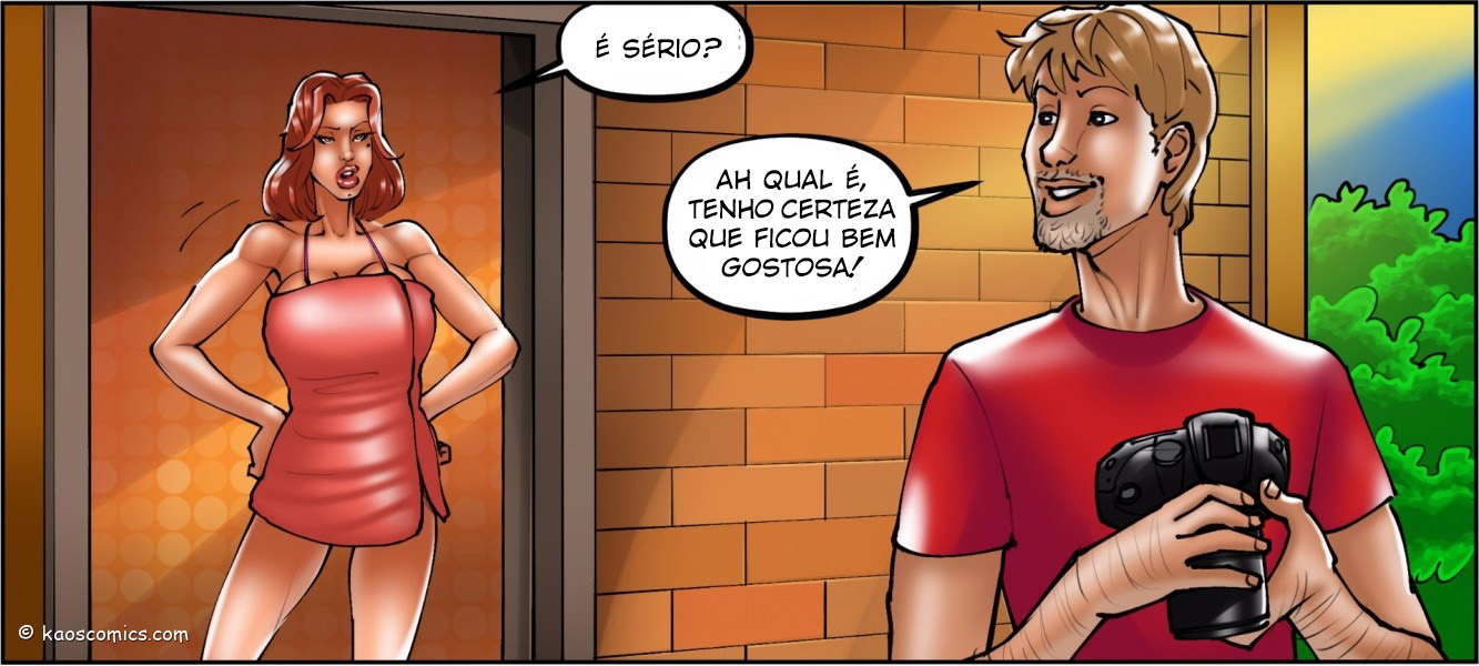 Página 14 do quadrinho adulto: A esposa e o jardineiro negão 2 – Leia completo em XCOMICS