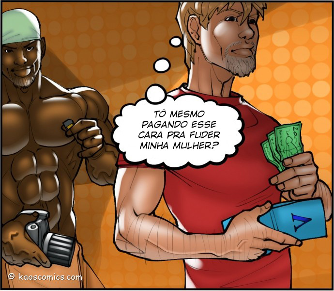 Página 143 do quadrinho adulto: A esposa e o jardineiro negão 2 – Leia completo em XCOMICS