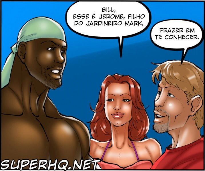Página 20 do quadrinho adulto: A esposa e o jardineiro negão 2 – Leia completo em XCOMICS