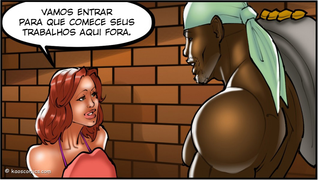 Página 21 do quadrinho adulto: A esposa e o jardineiro negão 2 – Leia completo em XCOMICS
