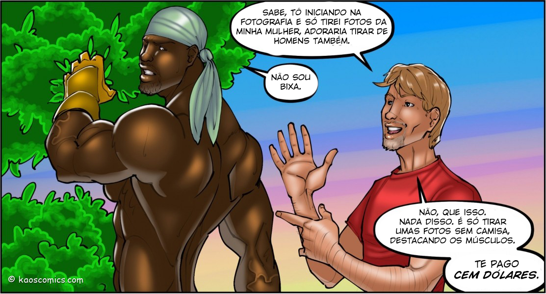 Página 24 do quadrinho adulto: A esposa e o jardineiro negão 2 – Leia completo em XCOMICS