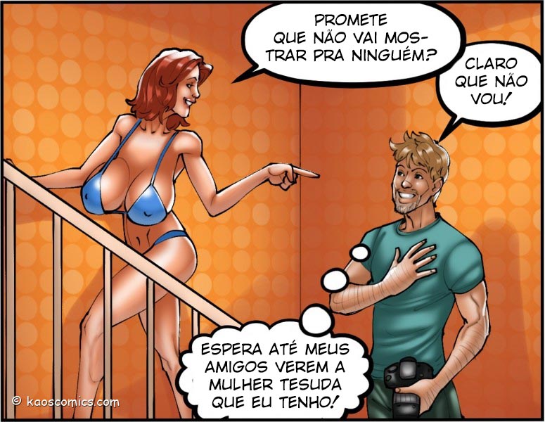 Página 4 do quadrinho adulto: A esposa e o jardineiro negão 2 – Leia completo em XCOMICS