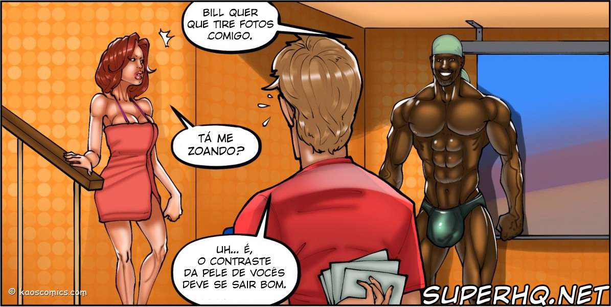 Página 40 do quadrinho adulto: A esposa e o jardineiro negão 2 – Leia completo em XCOMICS