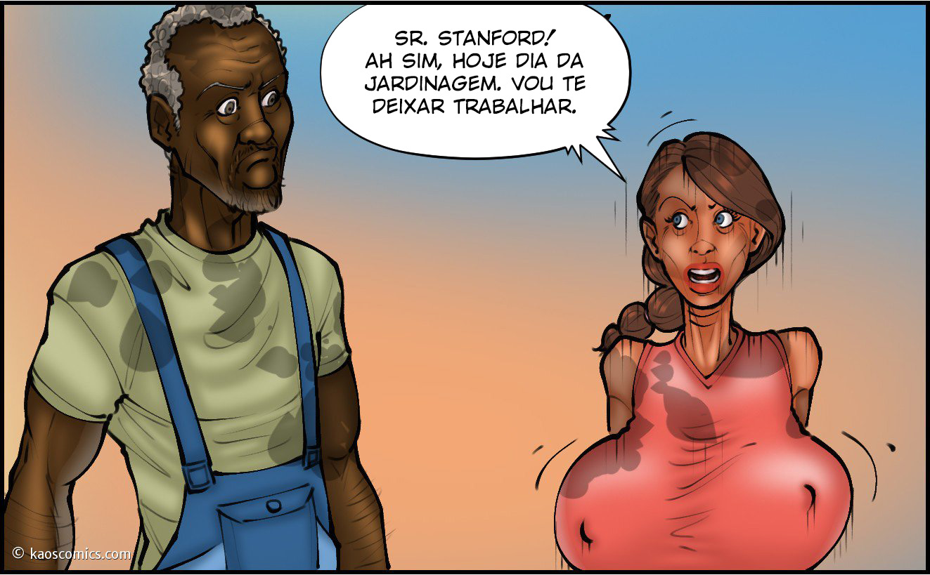 Página 13 do quadrinho adulto: A esposa e o jardineiro negão 3 – Leia completo em XCOMICS
