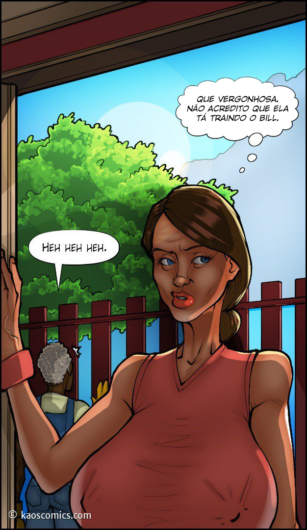 Página 14 do quadrinho adulto: A esposa e o jardineiro negão 3 – Leia completo em XCOMICS