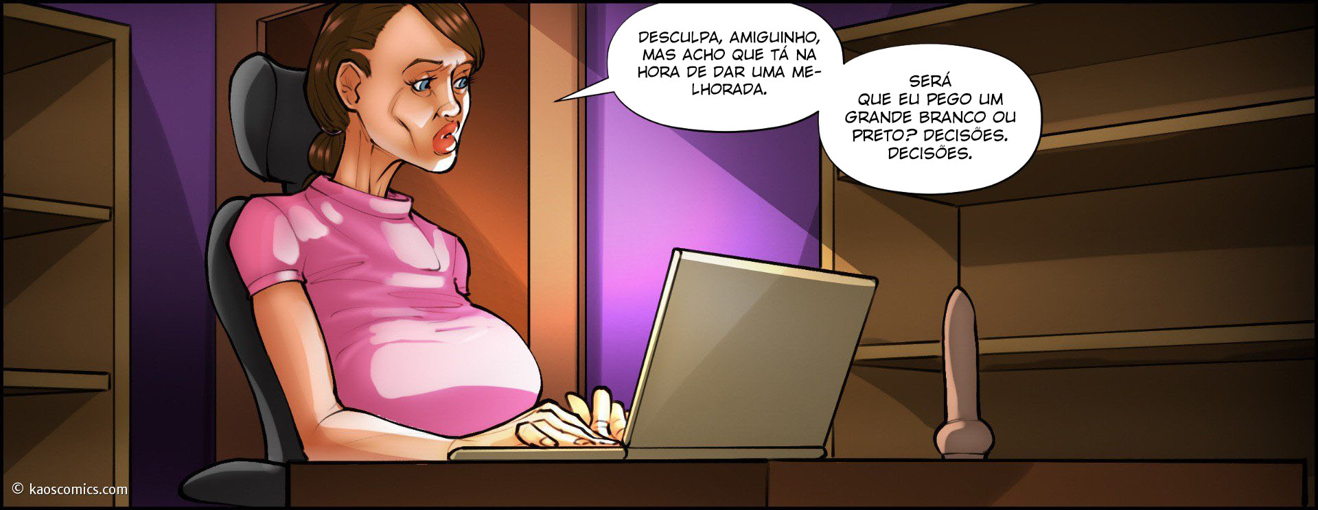 Página 21 do quadrinho adulto: A esposa e o jardineiro negão 3 – Leia completo em XCOMICS