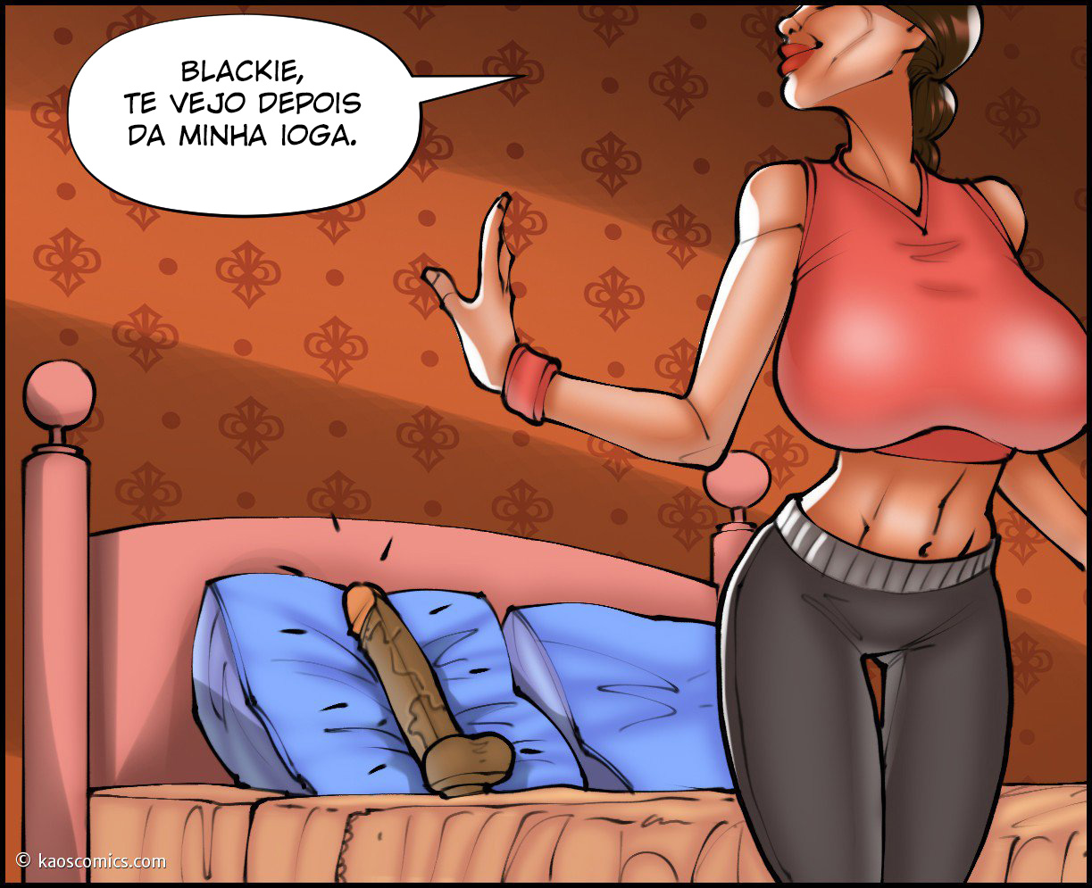 Página 34 do quadrinho adulto: A esposa e o jardineiro negão 3 – Leia completo em XCOMICS