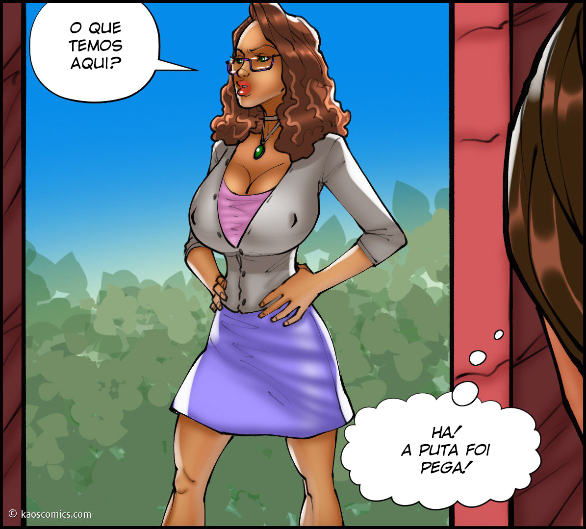 Página 43 do quadrinho adulto: A esposa e o jardineiro negão 3 – Leia completo em XCOMICS