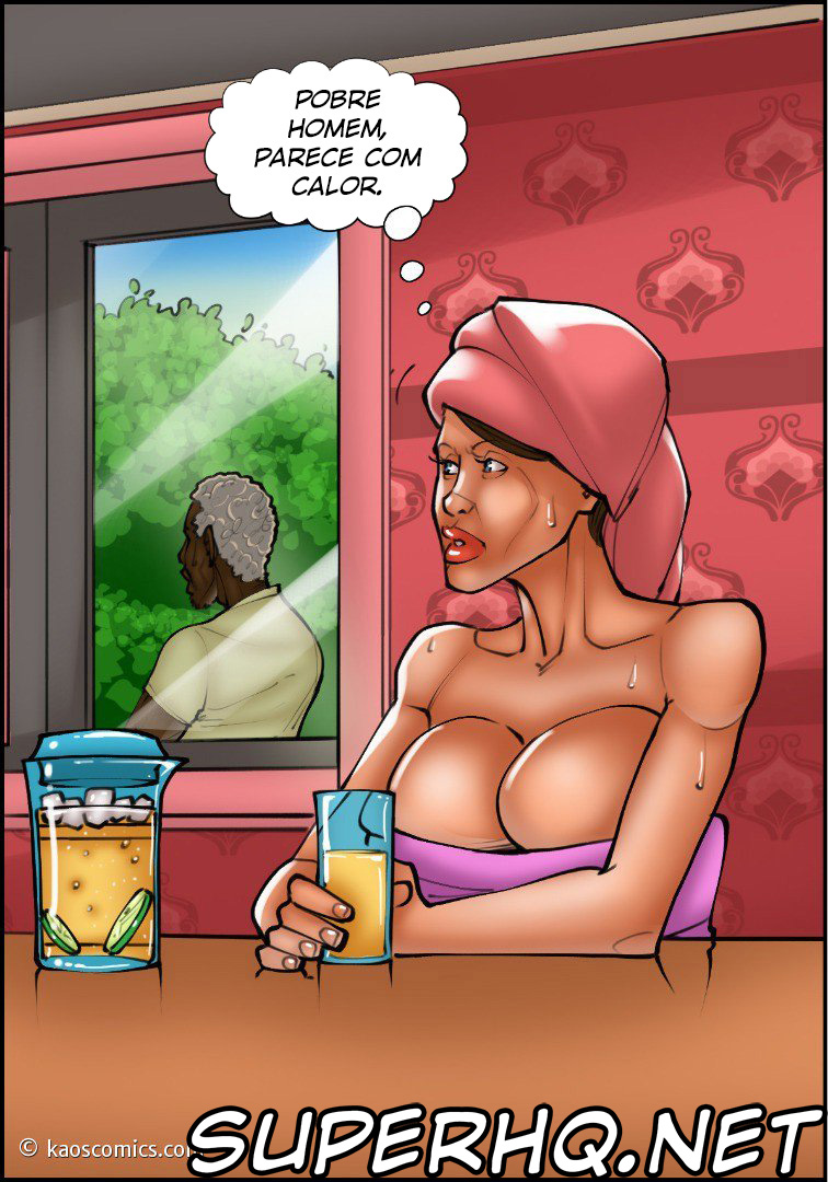 Página 55 do quadrinho adulto: A esposa e o jardineiro negão 3 – Leia completo em XCOMICS