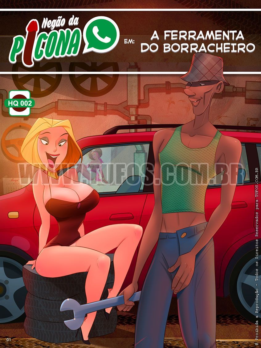 Capa do quadrinho adulto: A Ferramenta do Borracheiro – Leia online em XCOMICS