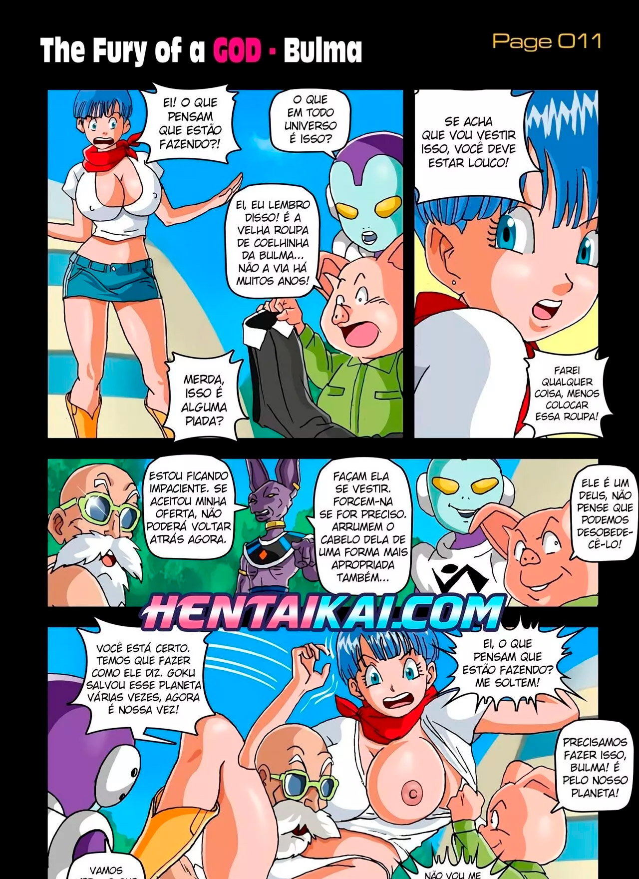 Página 14 do quadrinho adulto: A fúria do Deus da Destruição – Leia completo em XCOMICS