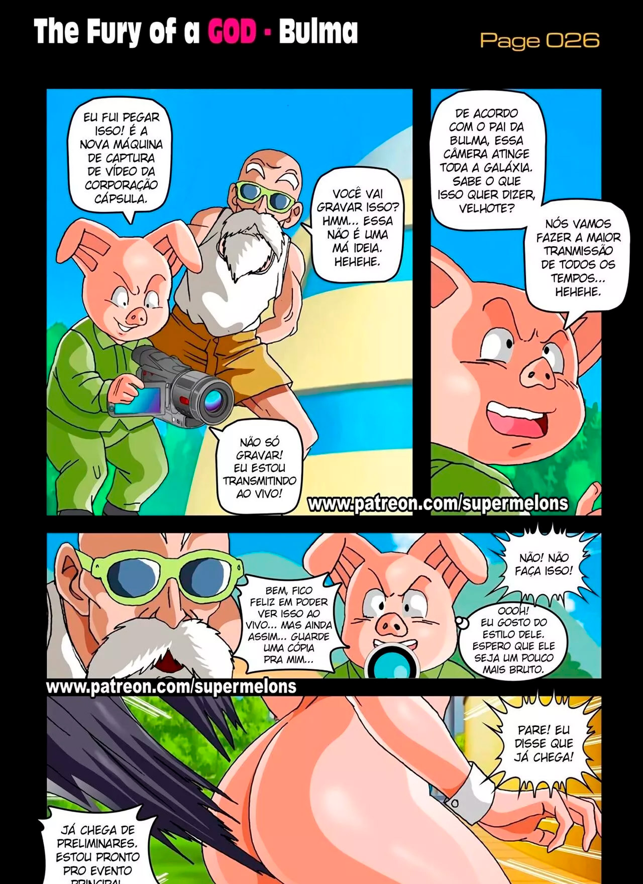 Página 28 do quadrinho adulto: A fúria do Deus da Destruição – Leia completo em XCOMICS