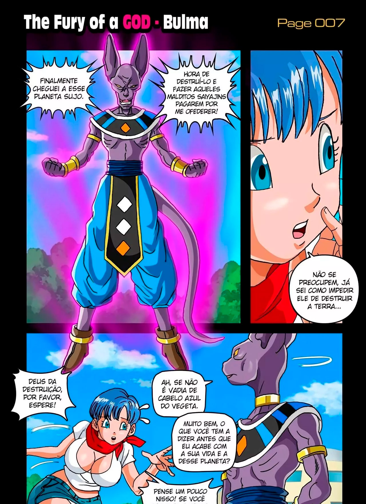Página 10 do quadrinho adulto: A fúria do Deus da Destruição – Leia completo em XCOMICS