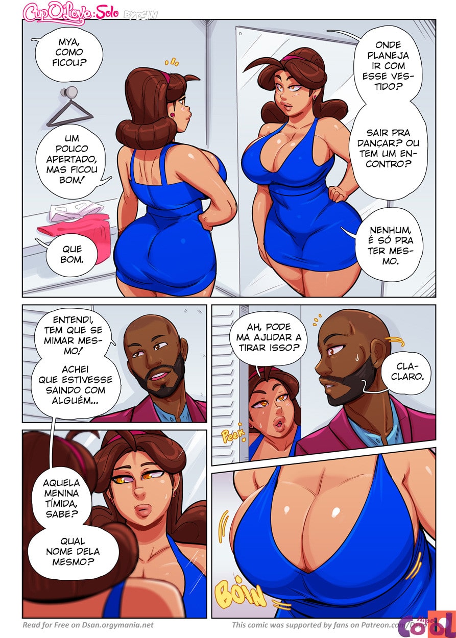 Página 17 do quadrinho adulto: A gordinha da cafeteria – Leia completo em XCOMICS