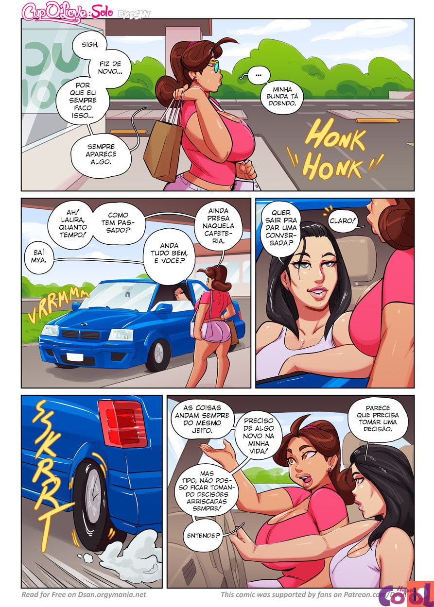 Página 21 do quadrinho adulto: A gordinha da cafeteria – Leia completo em XCOMICS