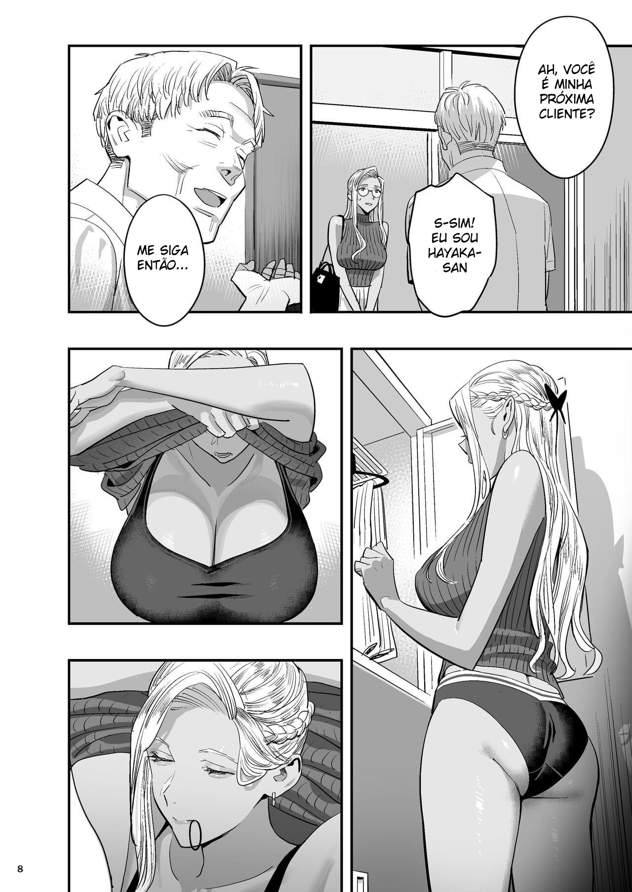 Página 7 do quadrinho adulto: A gostosa e o quiroprata – Leia completo em XCOMICS