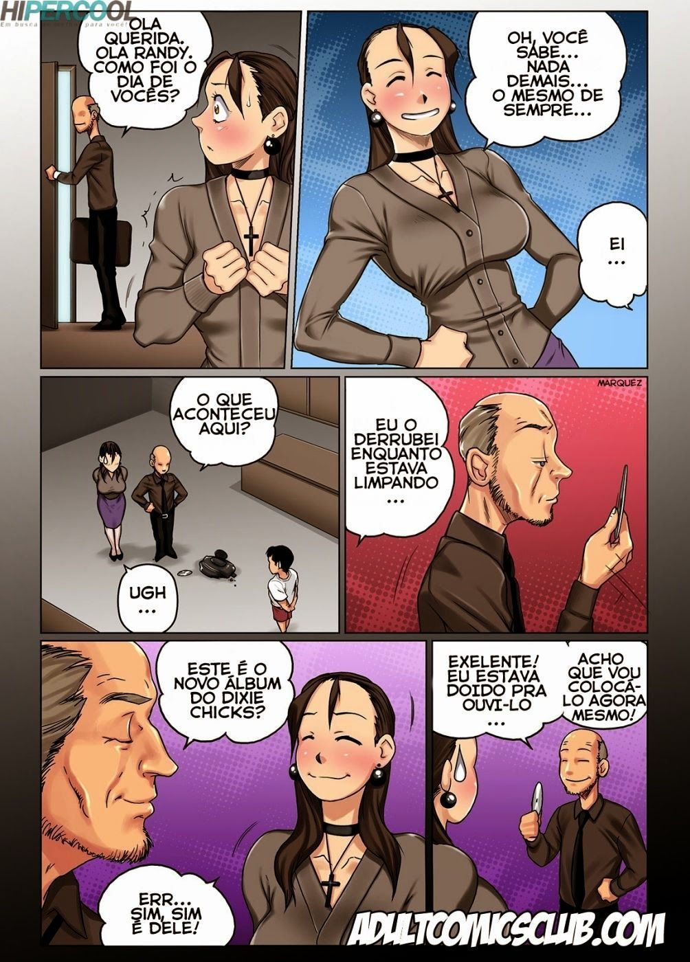 Página 8 do quadrinho adulto: A Madrasta com fogo no rabo – Leia completo em XCOMICS