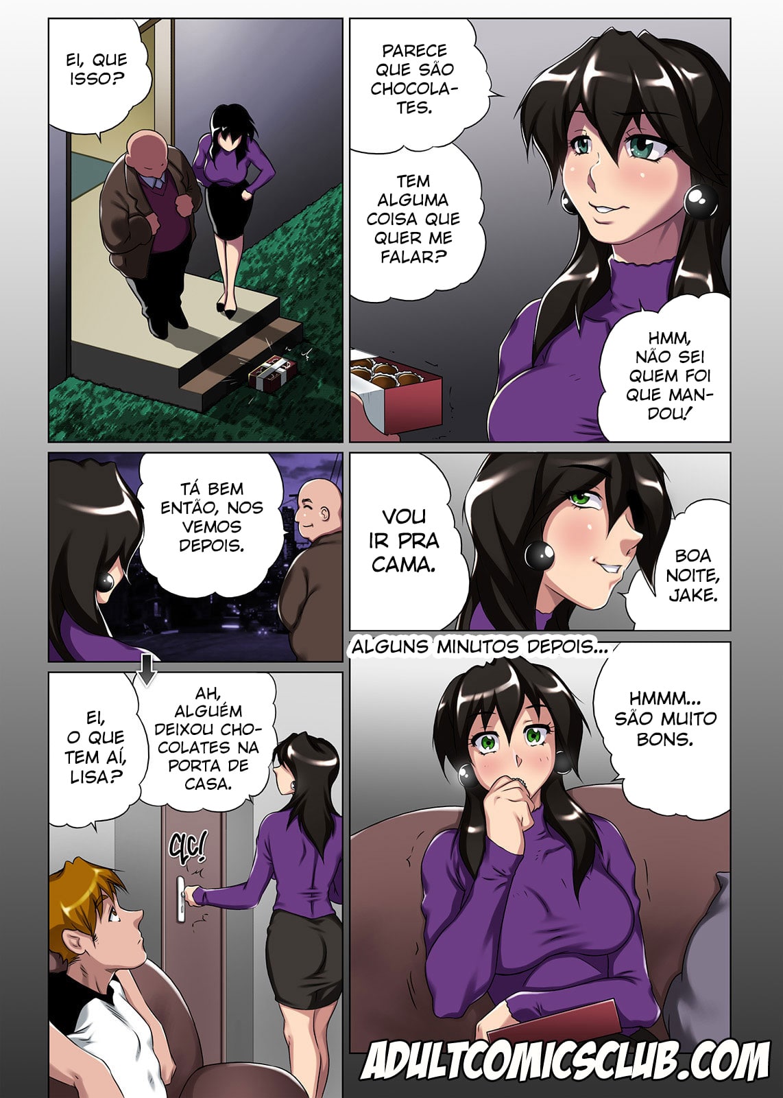 Página 3 do quadrinho adulto: A madrasta vadia – Leia completo em XCOMICS