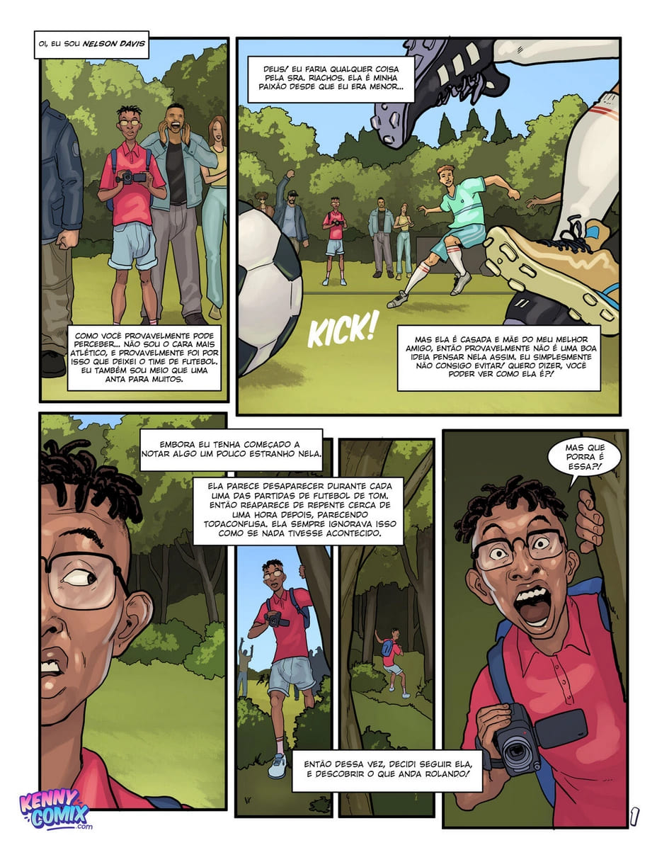 Página 3 do quadrinho adulto: A mãe gostosa do meu amigo – Leia completo em XCOMICS