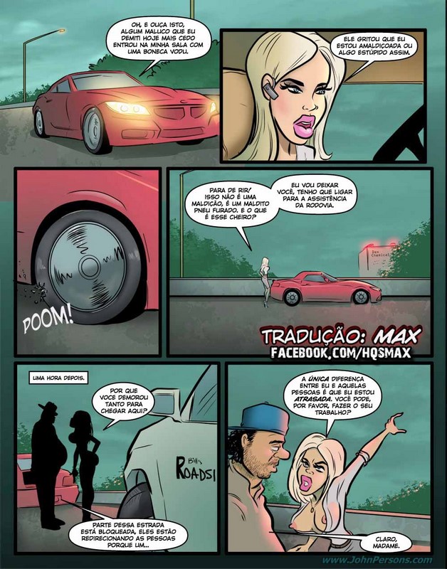Página 4 do quadrinho adulto: A maldição do caralho negro – Leia completo em XCOMICS
