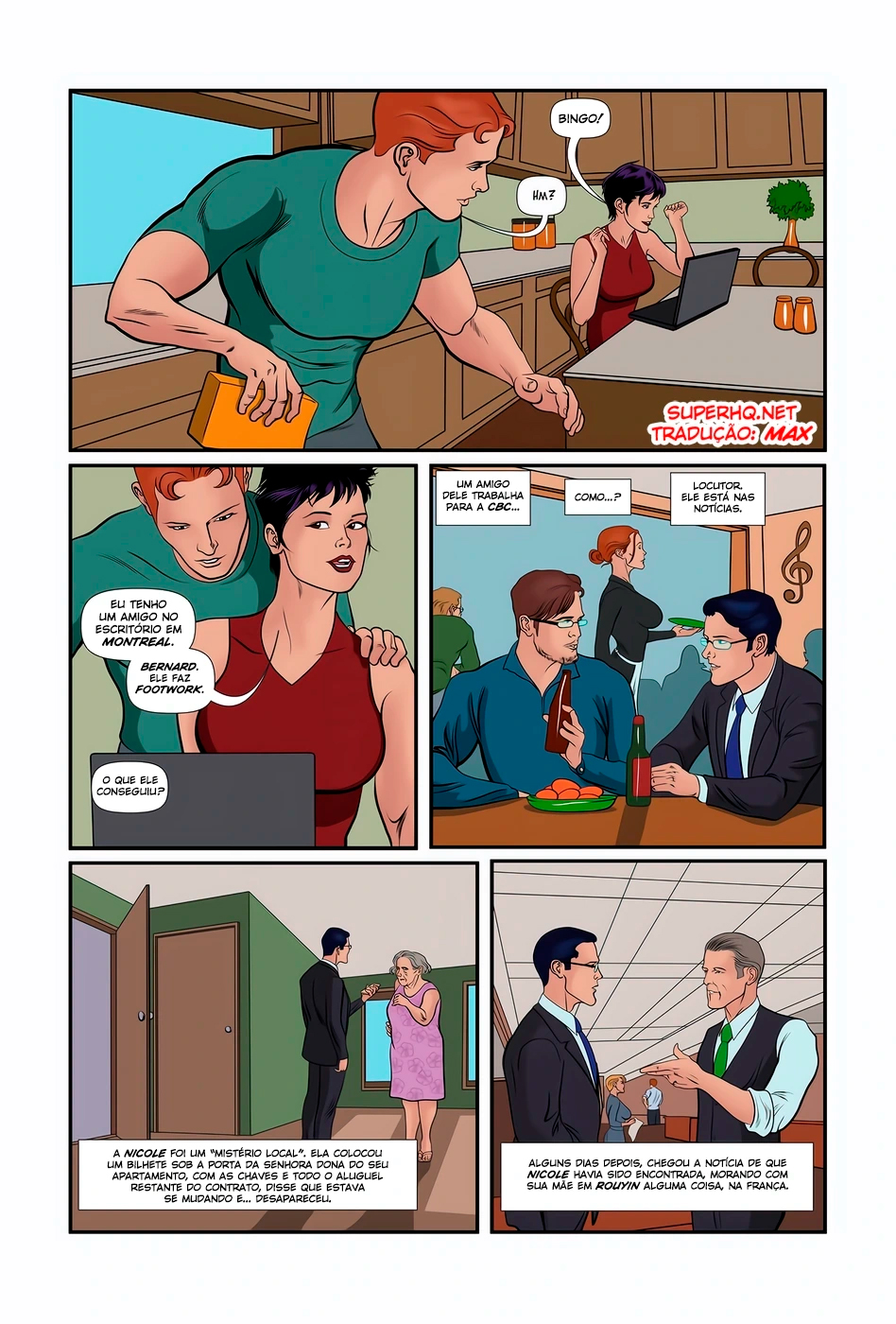 Página 2 do quadrinho adulto: A Namorada Canadense Parte 10 – Leia completo em XCOMICS