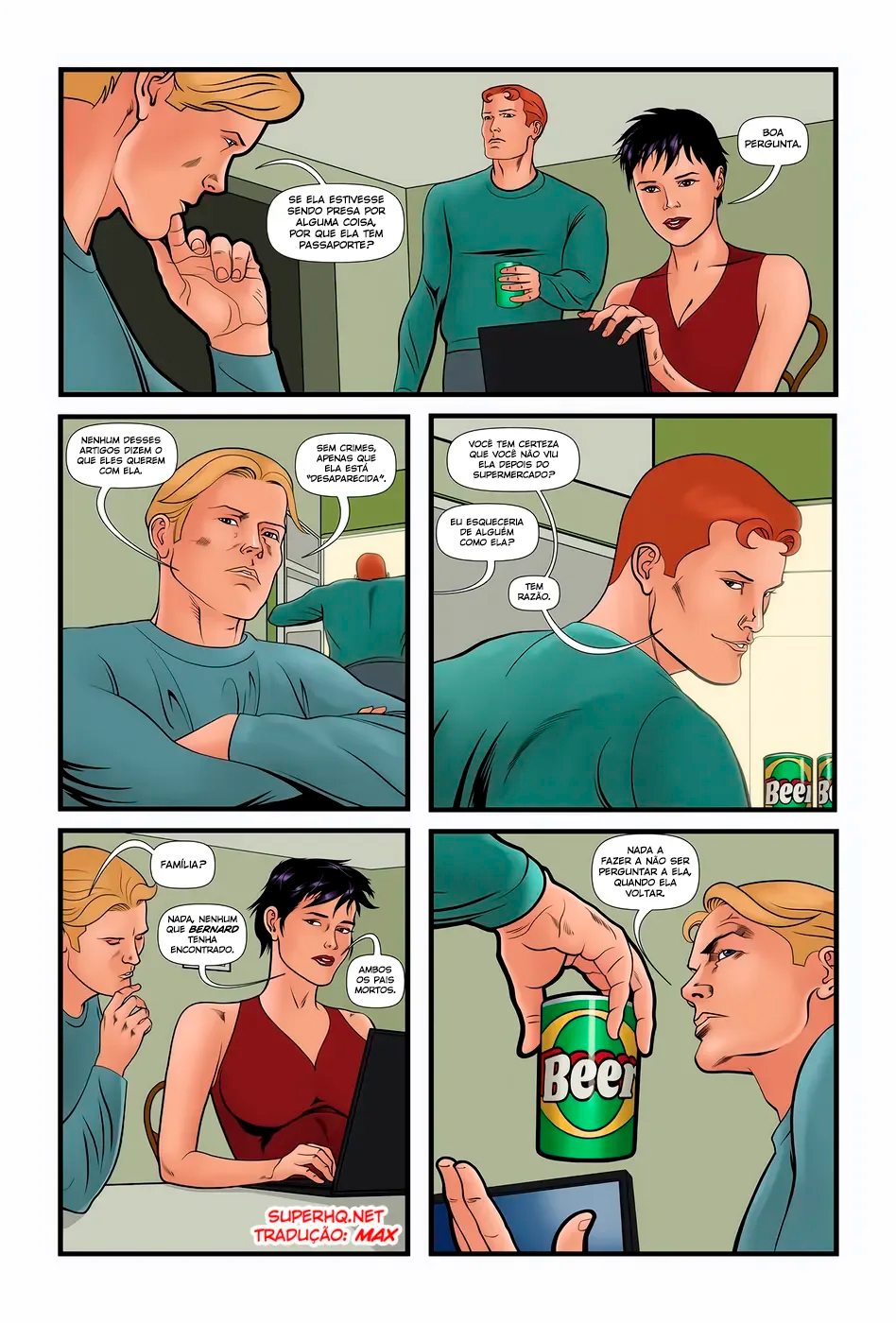 Página 2 do quadrinho adulto: A Namorada Canadense Parte 11 – Leia completo em XCOMICS