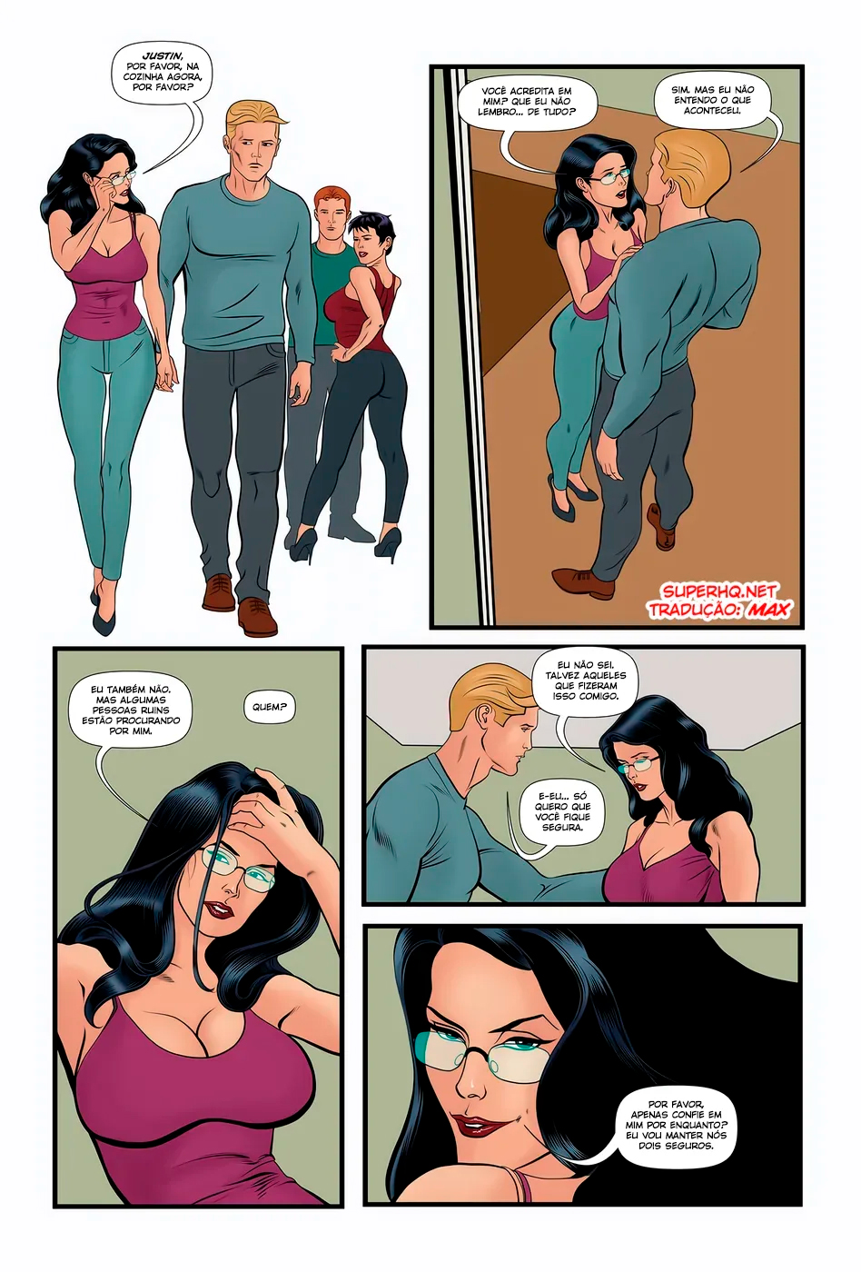 Página 8 do quadrinho adulto: A Namorada Canadense Parte 11 – Leia completo em XCOMICS