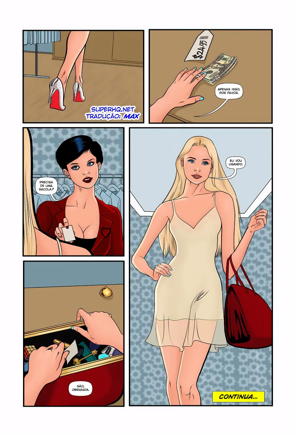 Capa do quadrinho adulto: A Namorada Canadense Parte 12 – Leia online em XCOMICS