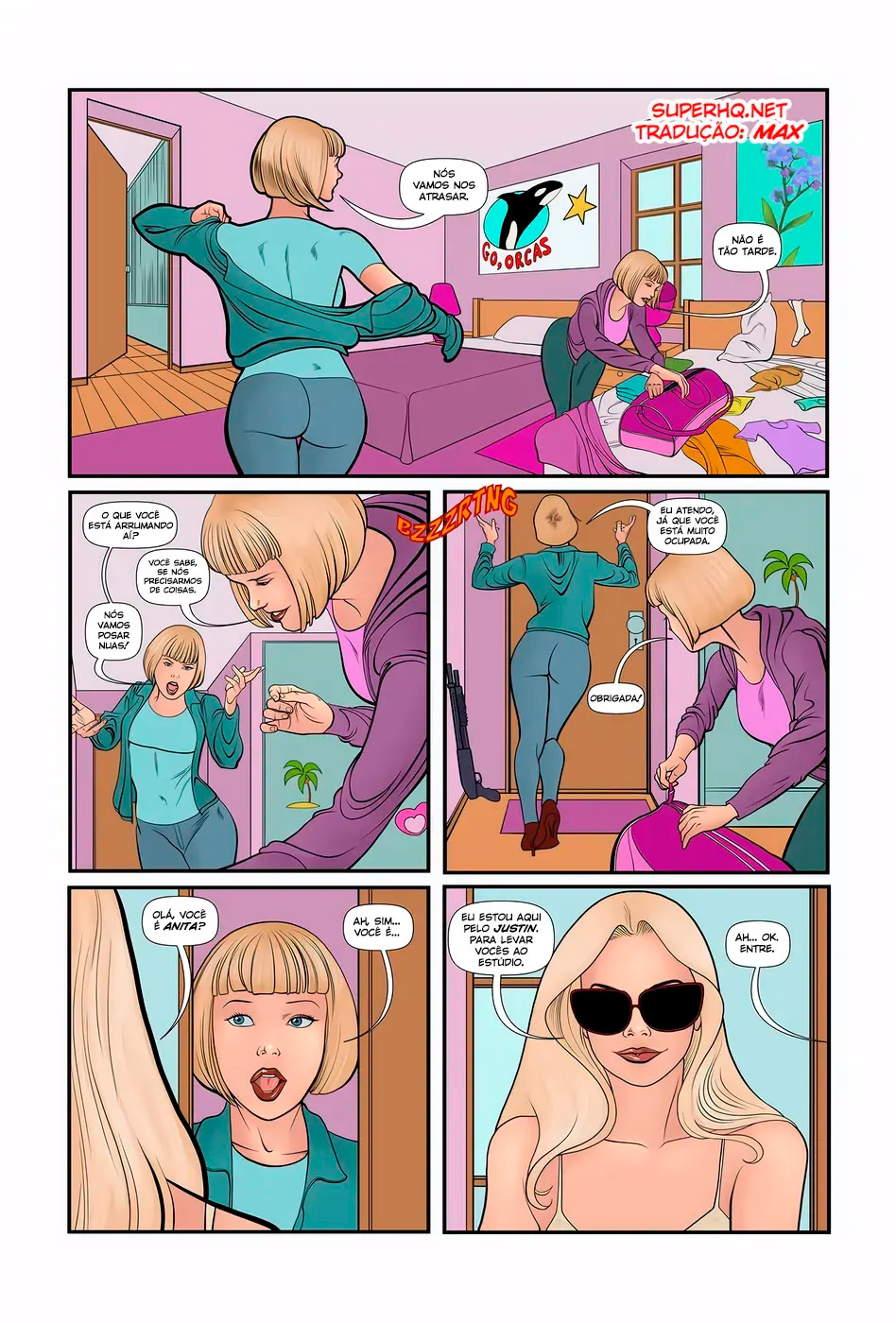 Página 2 do quadrinho adulto: A Namorada Canadense Parte 13 – Leia completo em XCOMICS
