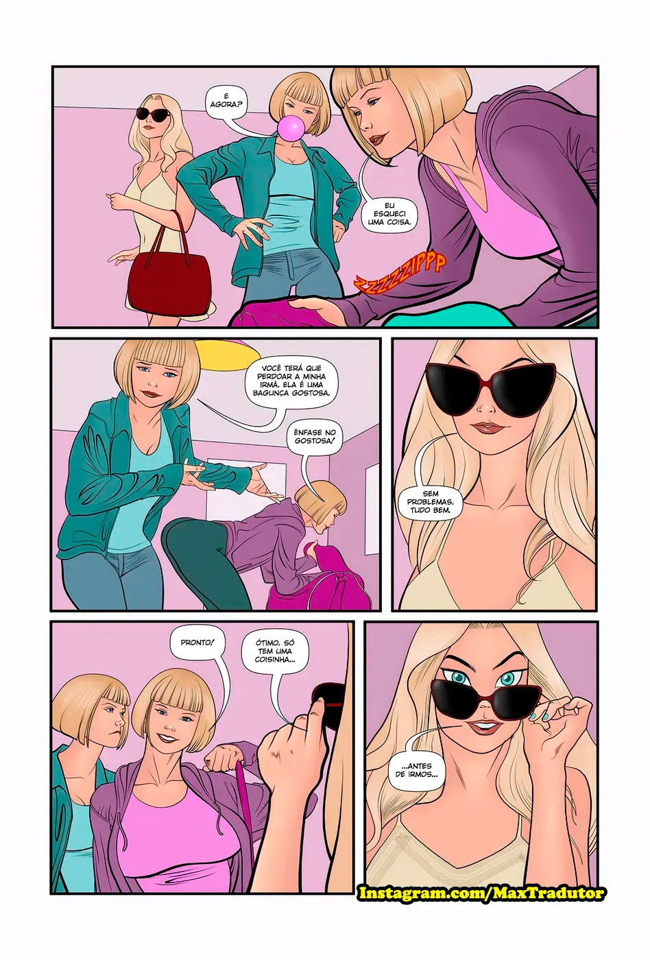 Página 3 do quadrinho adulto: A Namorada Canadense Parte 13 – Leia completo em XCOMICS
