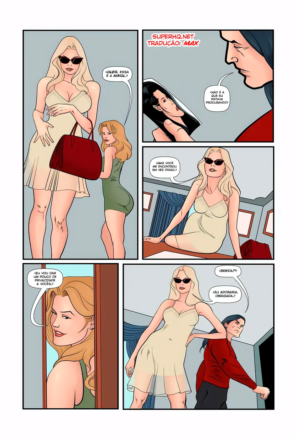 Página 8 do quadrinho adulto: A Namorada Canadense Parte 13 – Leia completo em XCOMICS