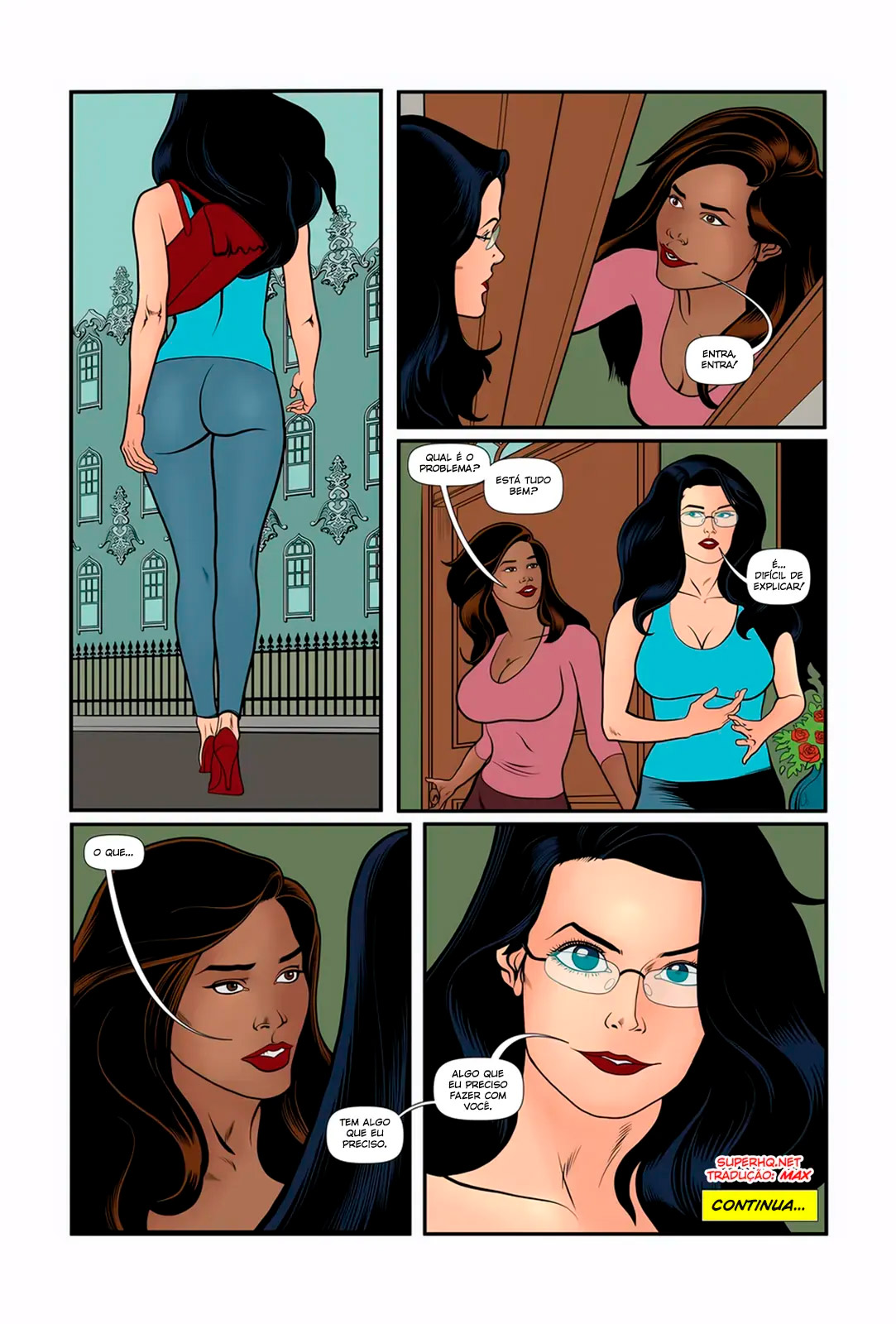 Página 13 do quadrinho adulto: A Namorada Canadense Parte 14 – Leia completo em XCOMICS