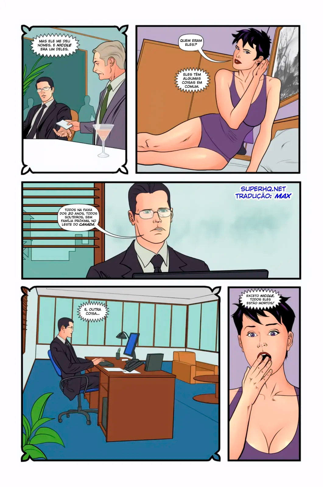 Capa do quadrinho adulto: A Namorada Canadense Parte 15 – Leia online em XCOMICS