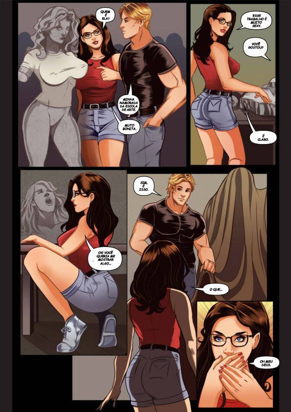 Página 6 do quadrinho adulto: A Namorada Canadense Parte 2 – Leia completo em XCOMICS