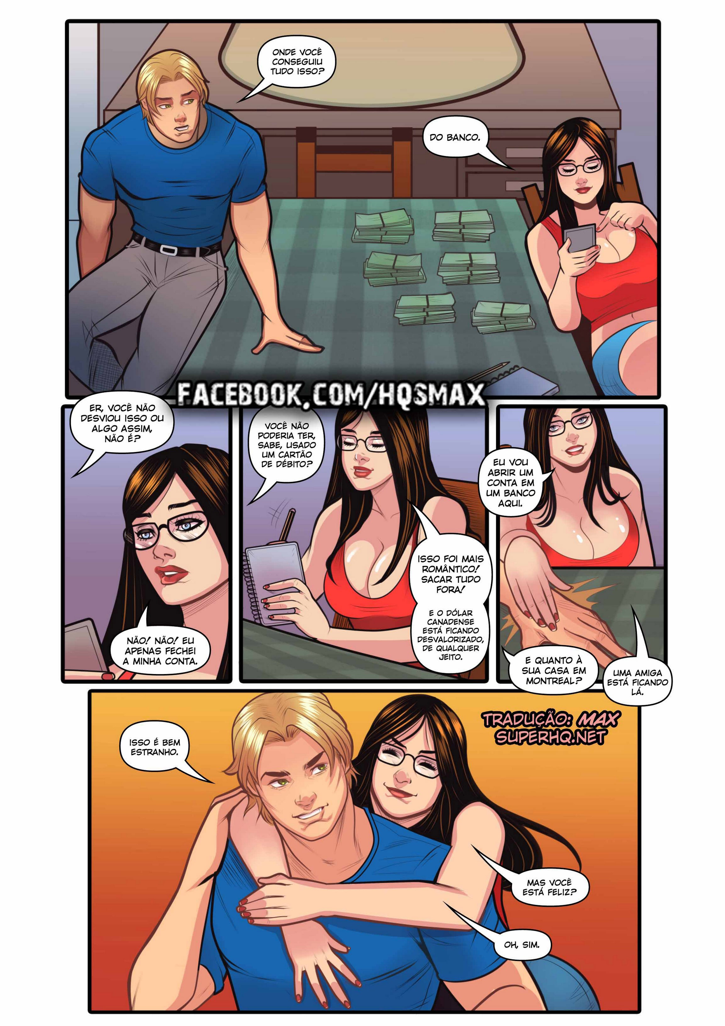 Página 6 do quadrinho adulto: A Namorada Canadense Parte 4 – Leia completo em XCOMICS