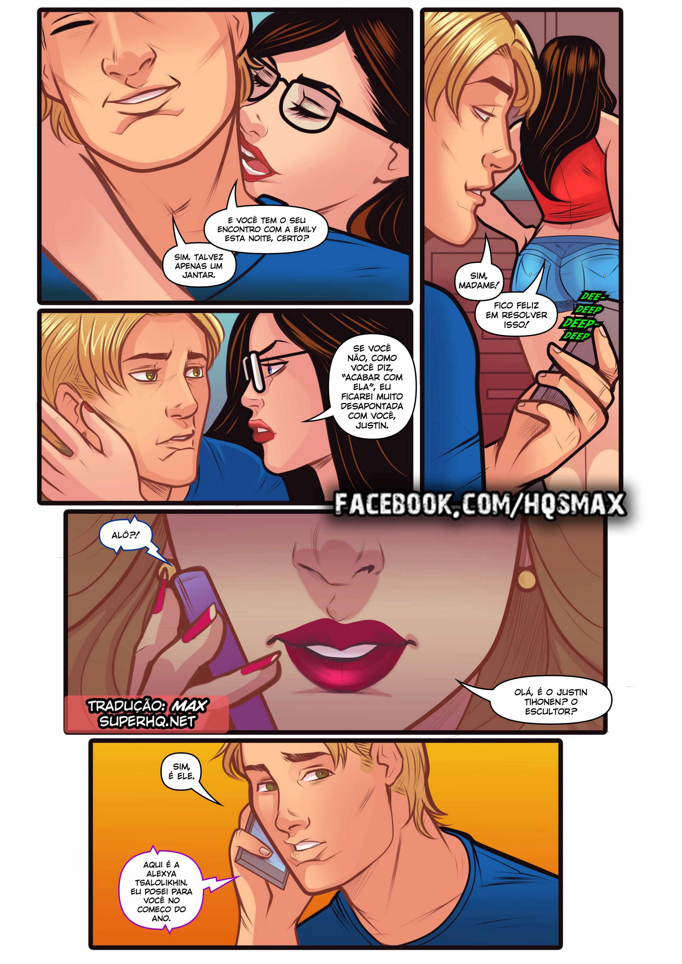 Página 7 do quadrinho adulto: A Namorada Canadense Parte 4 – Leia completo em XCOMICS